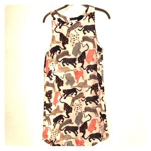 H&M Panther Print Shift Dress